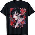 Anime Manga Motif Illustration Sweatshirt - Aesthetic Graphic for Adults - T-Shirt, Sweatshirt, Hoodie