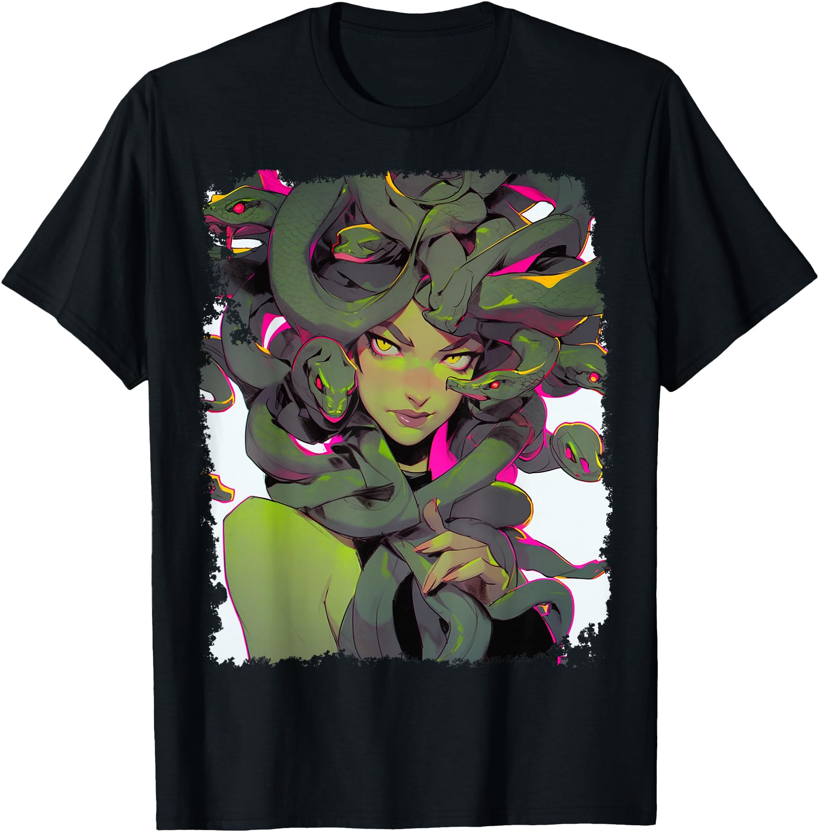 Handcrafted Medusa Anime Sweatshirt - Fun Novelty Design Men Women - T-Shirt, Sweatshirt, Hoodie