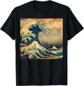 Handcrafted Great Wave Off Kanagawa T-Shirt - Novelty Apparel Unisex - T-Shirt, Sweatshirt, Hoodie