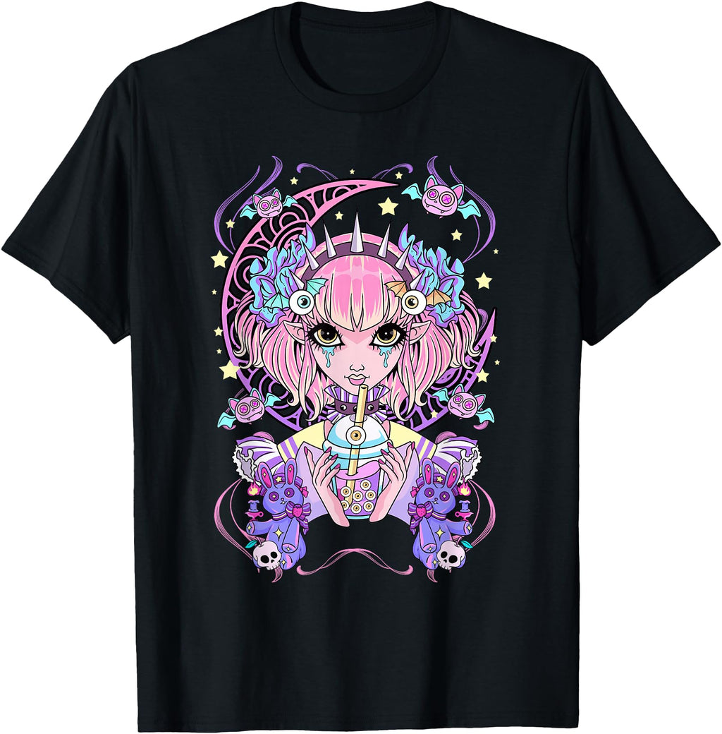 Original Pastel Goth Anime Exclusive Sweatshirt - Graphic Print Men Women - T-Shirt, Sweatshirt, Hoodie