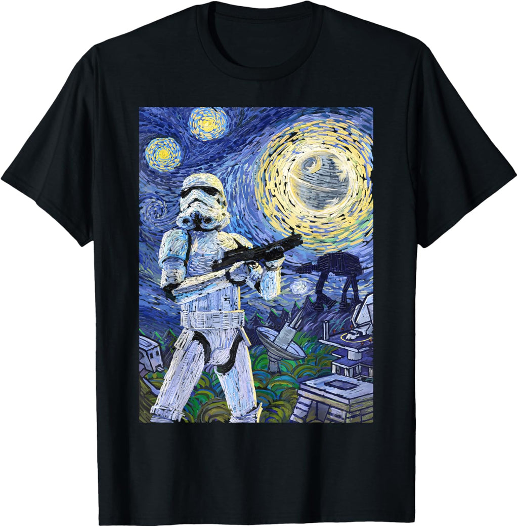 Stormtrooper Starry Night Graphic C1 - Adult & Kids T-Shirts, Sweatshirts & Hoodies apparel design preview 1