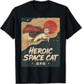 Original Space Cat Courage Japanese T-Shirt - Streetwear Style for Adults - T-Shirt, Sweatshirt, Hoodie
