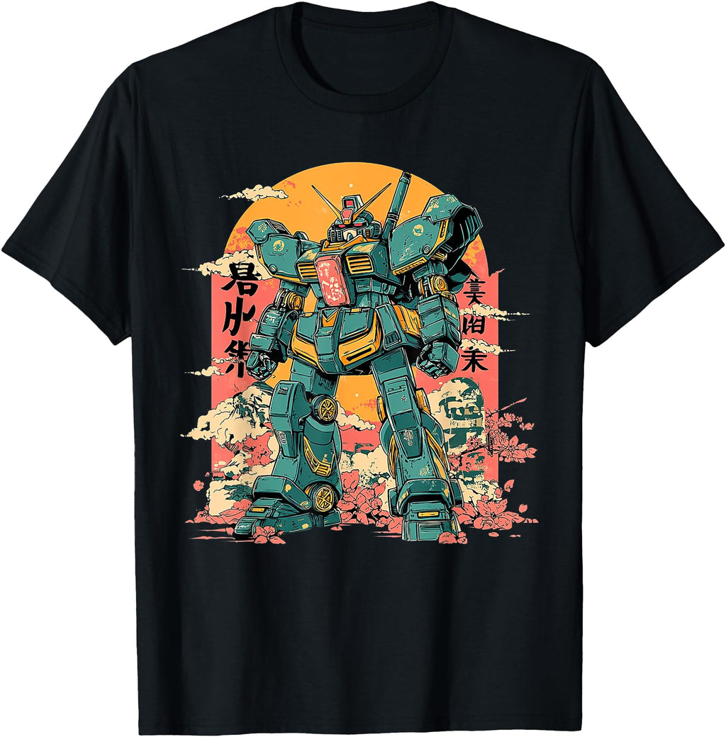 Authentic Japanese Mecha Anime Robot T-Shirt - Unique Graphic Unisex - T-Shirt, Sweatshirt, Hoodie