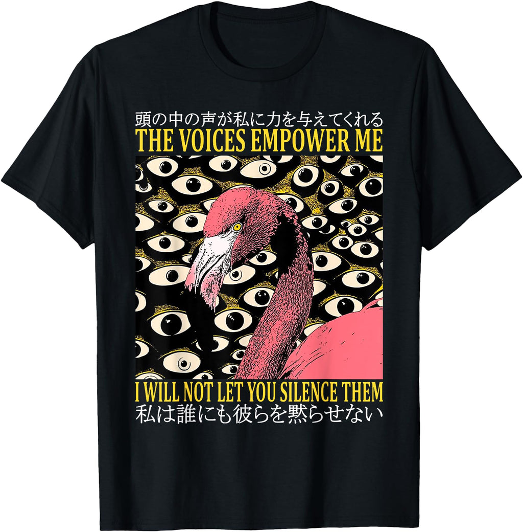 Voices Empower Me Japanese T-Shirt - Fun Novelty Design for Adults - T-Shirt, Sweatshirt, Hoodie