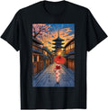 Kyoto Japan Japanese Kimono Parasol Sweatshirt - Minimalist Print Unisex - T-Shirt, Sweatshirt, Hoodie