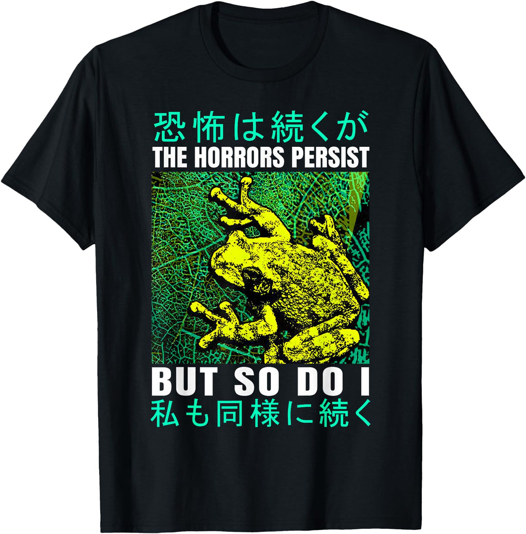 Handcrafted Horrors Persist But So Do I Hoodie - Graphic Print Men Women - T-Shirt, Sweatshirt, Hoodie