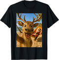 Reindeer Shirts Santa Reindeer Selfie T-Shirt - Trendy Graphic for Adults - T-Shirt, Sweatshirt, Hoodie