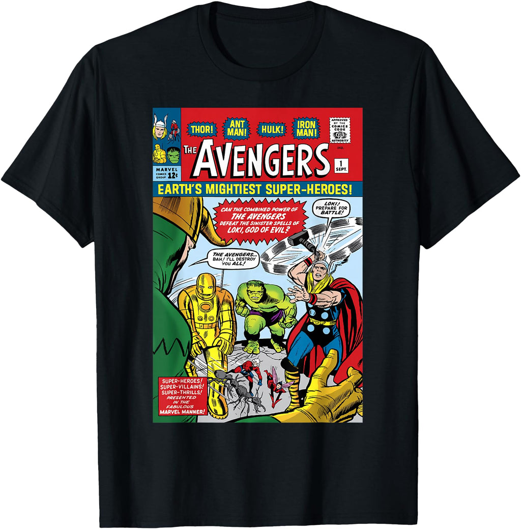 Authentic Marvel Avengers First Issue T-Shirt - Custom Art Print Men Women - T-Shirt, Sweatshirt, Hoodie