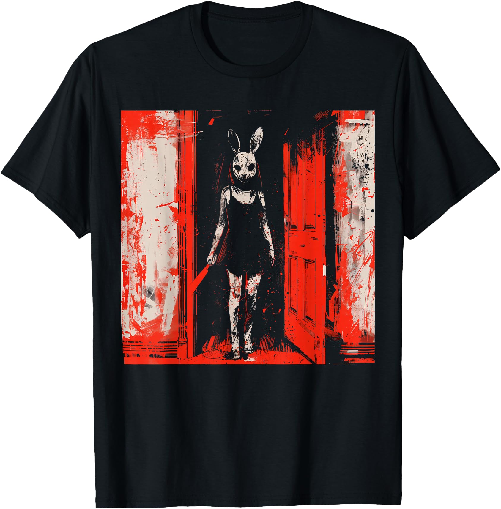 Authentic Horror Evil Bunny T-Shirt - Casual Everyday Wear for Adults - T-Shirt, Sweatshirt, Hoodie