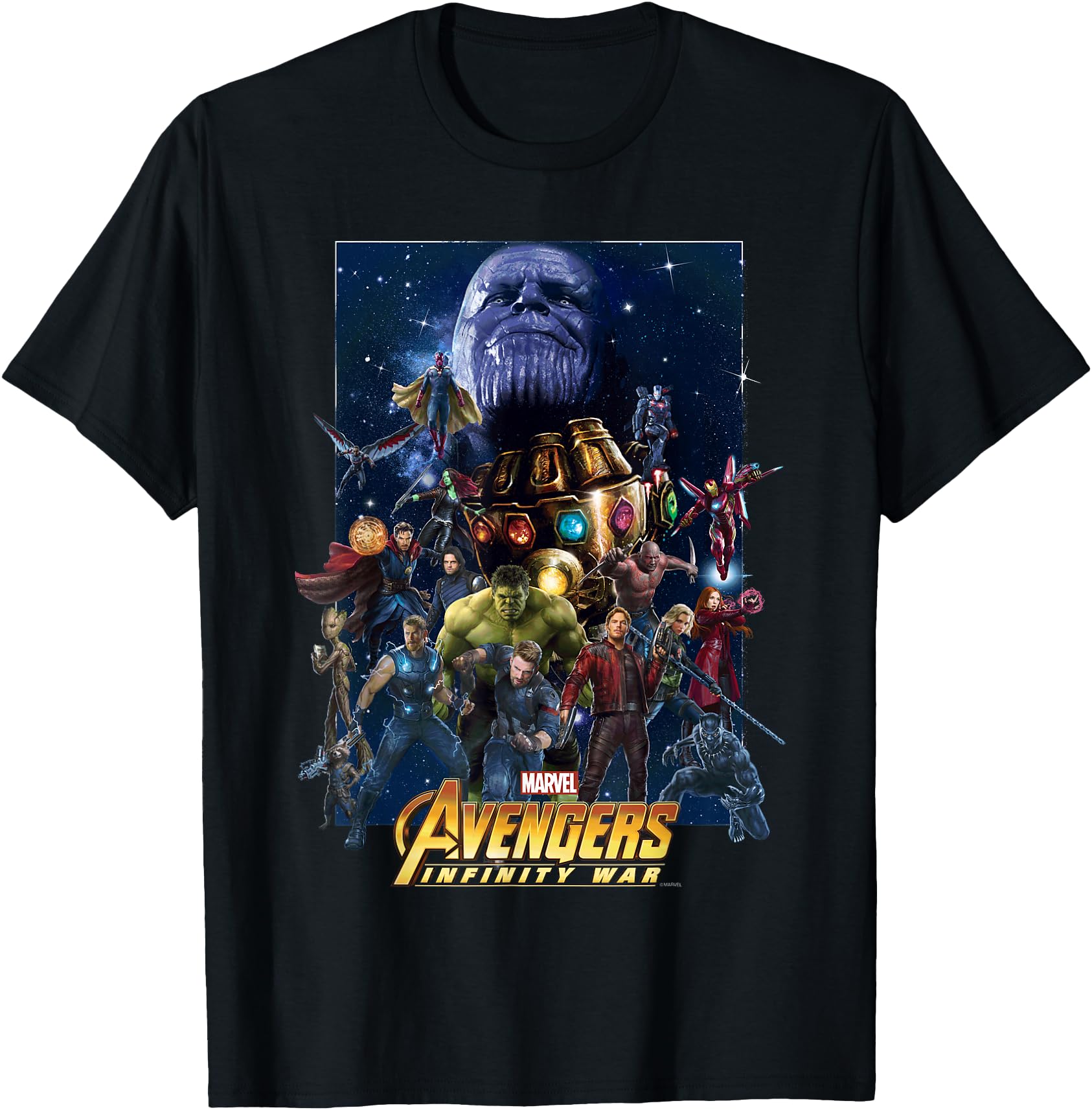 Original Marvel Avengers Infinity War Hoodie - Minimalist Print Men Women - T-Shirt, Sweatshirt, Hoodie
