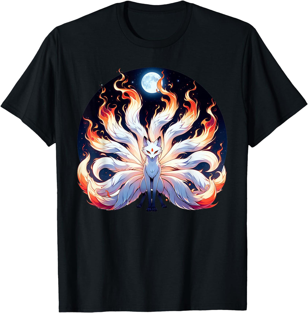Original Anime Animal Japan Fox Kitsune Hoodie - Unique Graphic for Adults - T-Shirt, Sweatshirt, Hoodie
