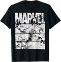 Avengers Retro Black and White Comic Graphic Short - Adult & Kids T-Shirts, Sweatshirts & Hoodies apparel design preview 1