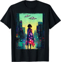 Authentic Japanese Walks Cyberpunk Sweatshirt - Minimalist Print Men Women - T-Shirt, Sweatshirt, Hoodie
