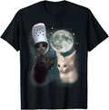 Goofy Ahh Cats Huh Cat Meme Weird Hoodie - Minimalist Print Men Women - T-Shirt, Sweatshirt, Hoodie