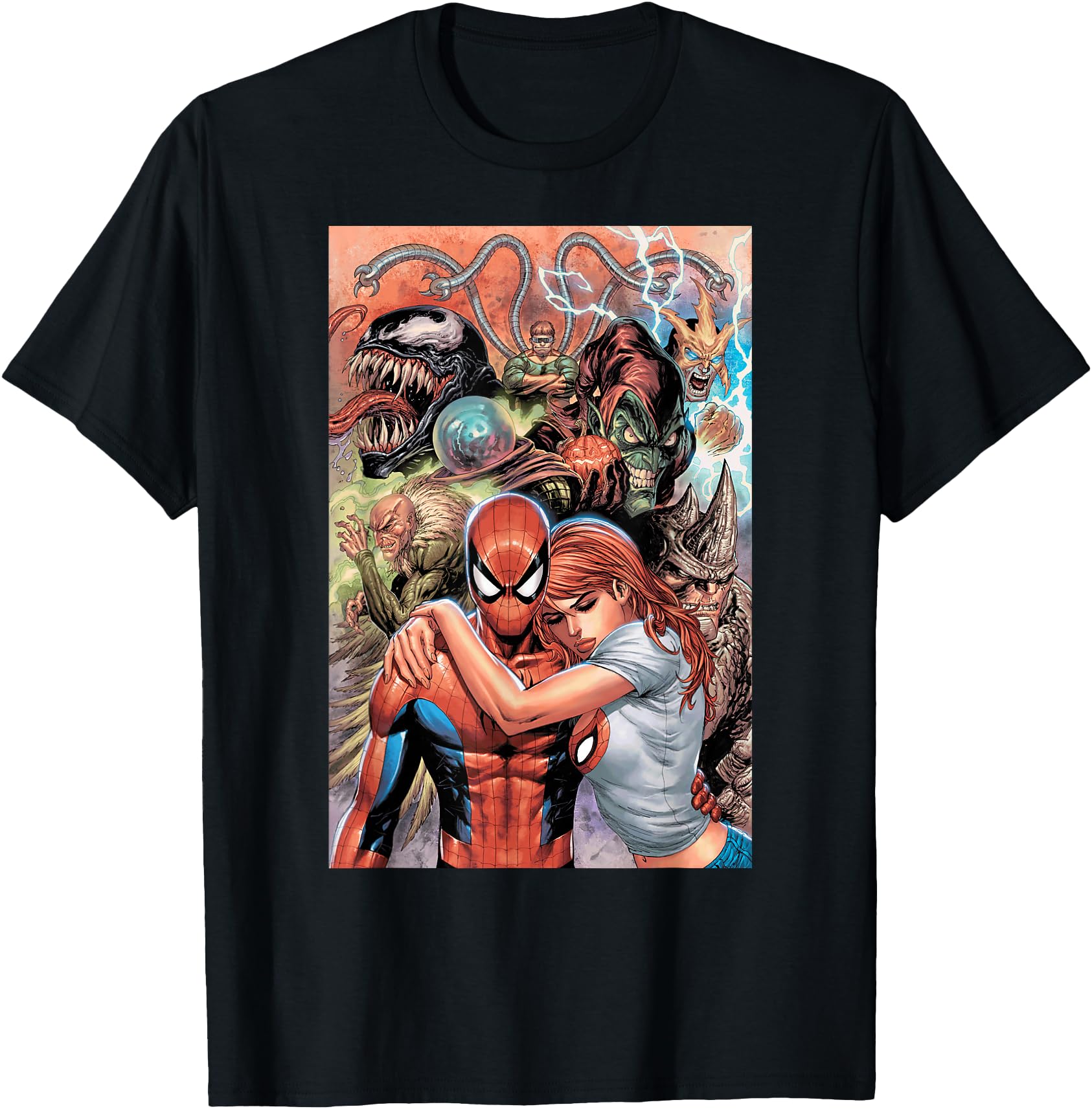 Original Marvel Spider And Mary Sweatshirt - Trendy Graphic for Adults - T-Shirt, Sweatshirt, Hoodie