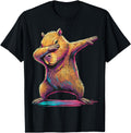 Handcrafted Capybara Dabbing Animal Hoodie - Unique Graphic for Adults - T-Shirt, Sweatshirt, Hoodie