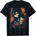 Original Anime Horror Aesthetic T-Shirt - Unique Graphic Men Women - T-Shirt, Sweatshirt, Hoodie