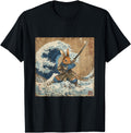 Bunny Rabbit Samurai Warrior Japanese Sweatshirt - Graphic Print Unisex - T-Shirt, Sweatshirt, Hoodie