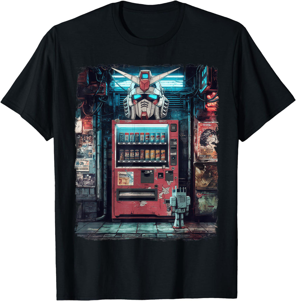 Mecha Japanese Mecha Robot Head Anime Sweatshirt - Minimalist Print Unisex - T-Shirt, Sweatshirt, Hoodie