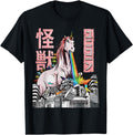 Kaiju Unicorn Japanese Monster Unicorn Hoodie - Novelty Apparel Men Women - T-Shirt, Sweatshirt, Hoodie