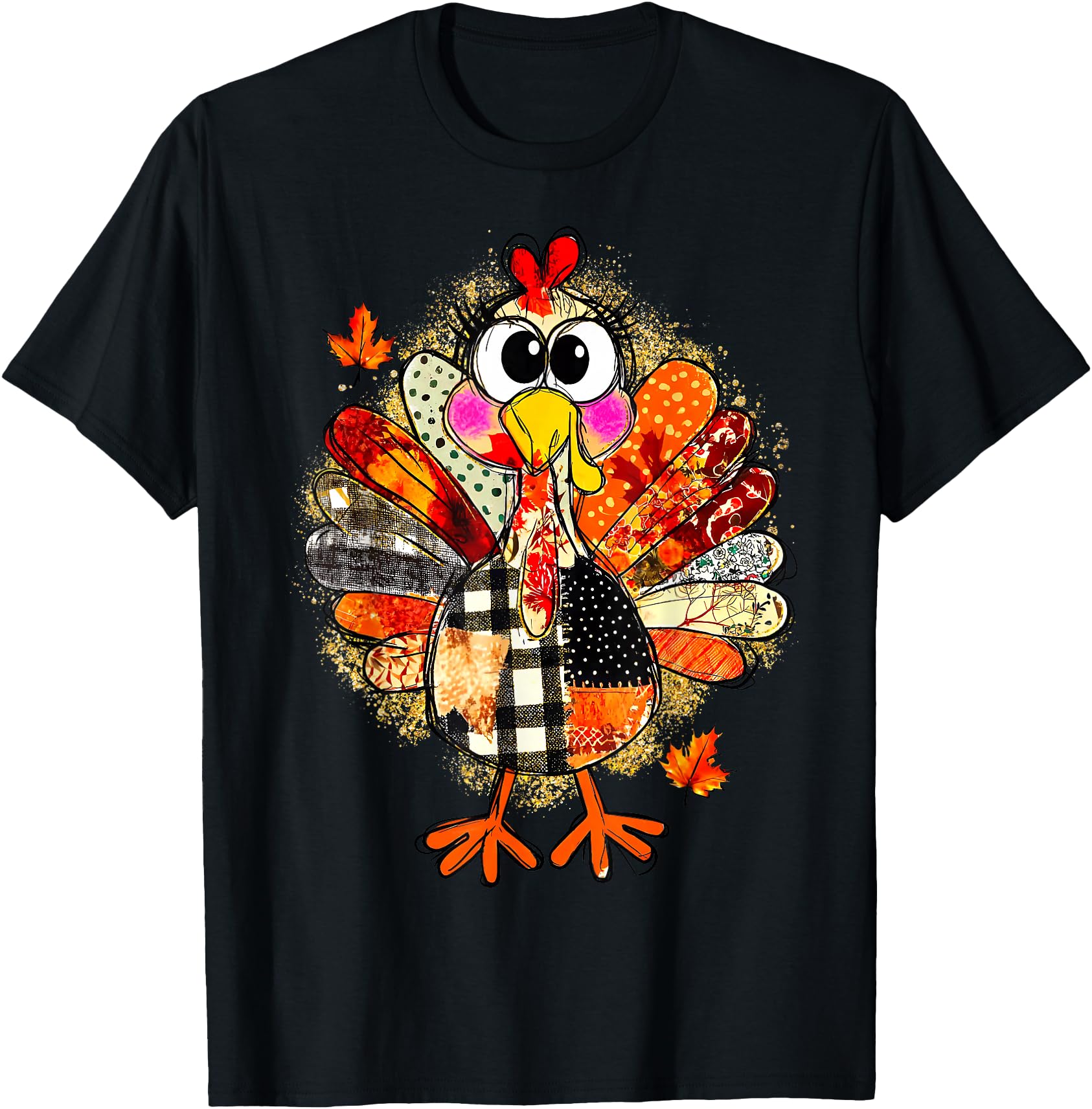 Thanksgiving Thankful Turkey Sweatshirt - Unique Graphic for Adults - T-Shirt, Sweatshirt, Hoodie