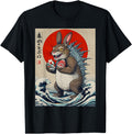 Exclusive Bunnyzilla Japanese T-Shirt - Casual Everyday Wear for Adults - T-Shirt, Sweatshirt, Hoodie