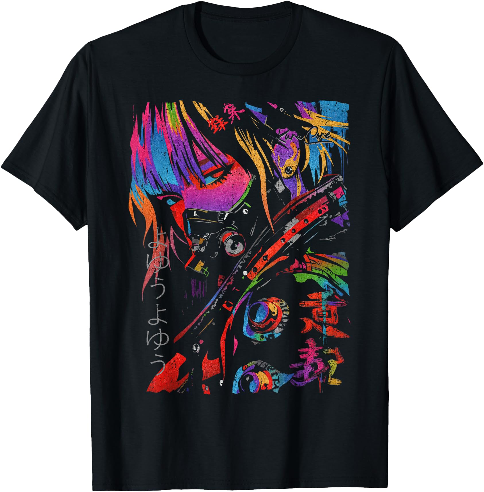 Japanese Streetwear Cyberpunk Y2K T-Shirt - Casual Everyday Wear Unisex - T-Shirt, Sweatshirt, Hoodie