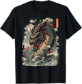 Exclusive Japanese Aesthetic Dragon Hoodie - Minimalist Print Unisex - T-Shirt, Sweatshirt, Hoodie