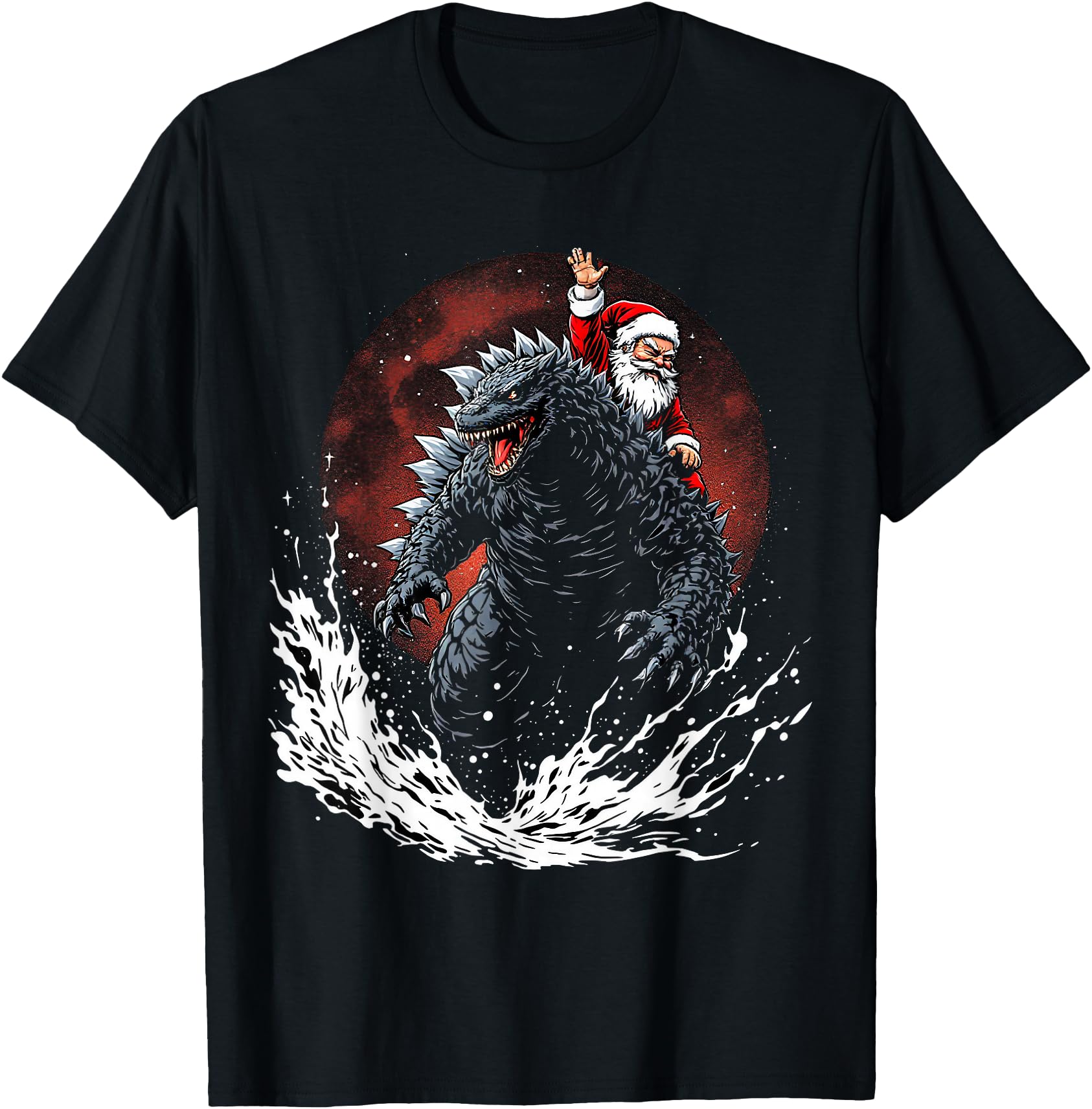 Exclusive Santa Riding Japanese T-Shirt - Streetwear Style Men Women - T-Shirt, Sweatshirt, Hoodie