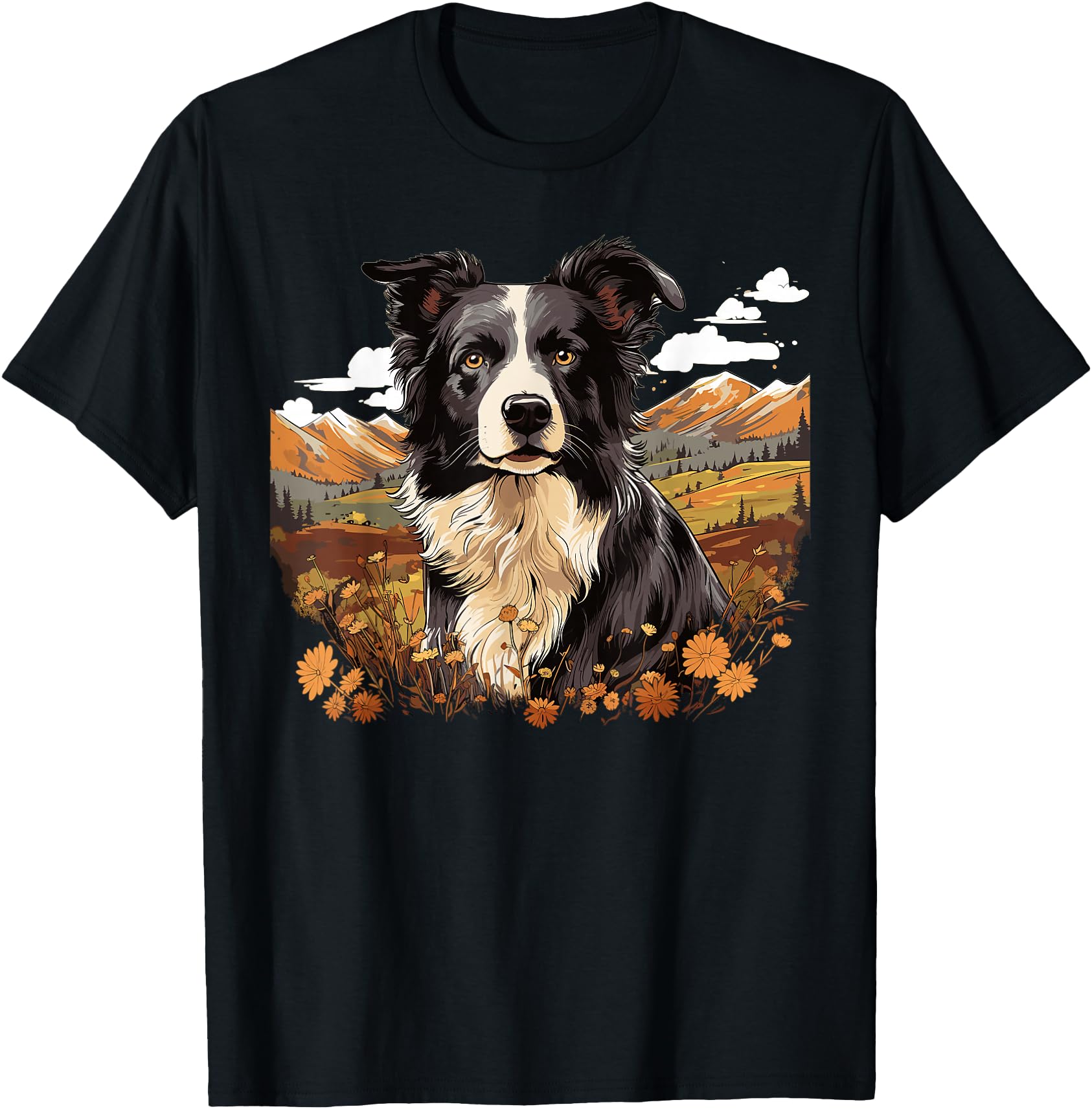 Authentic Border Collie Dog Sweatshirt - Casual Everyday Wear Unisex - T-Shirt, Sweatshirt, Hoodie