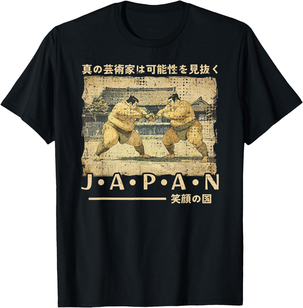 Sumo Wrestler Traditional Japanese Sweatshirt - Trendy Graphic Unisex - T-Shirt, Sweatshirt, Hoodie