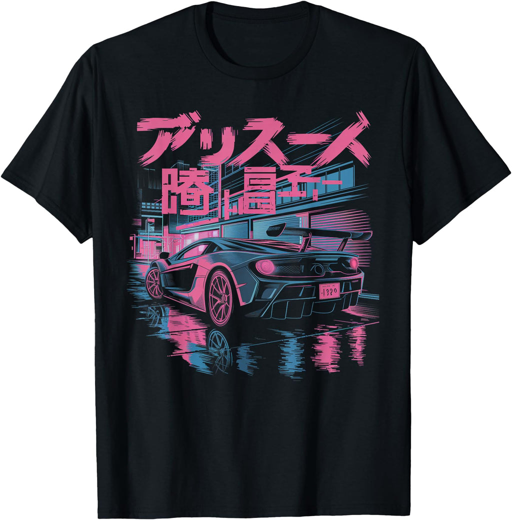 Original Japanese Street Racing Kanji Car T-Shirt - Graphic Print Unisex - T-Shirt, Sweatshirt, Hoodie