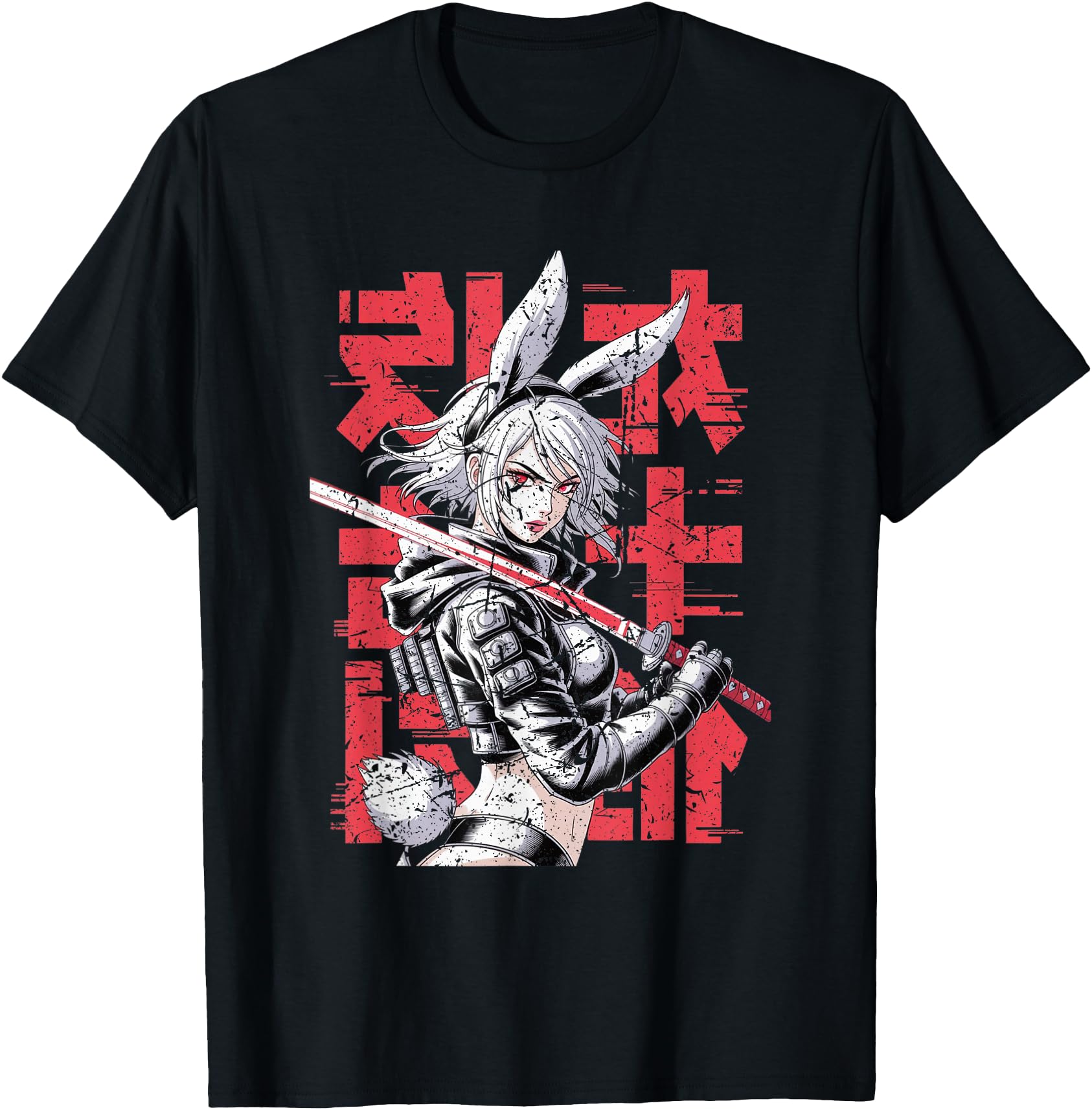 Original Cyberpunk Samurai Anime T-Shirt - Aesthetic Graphic Men Women - T-Shirt, Sweatshirt, Hoodie