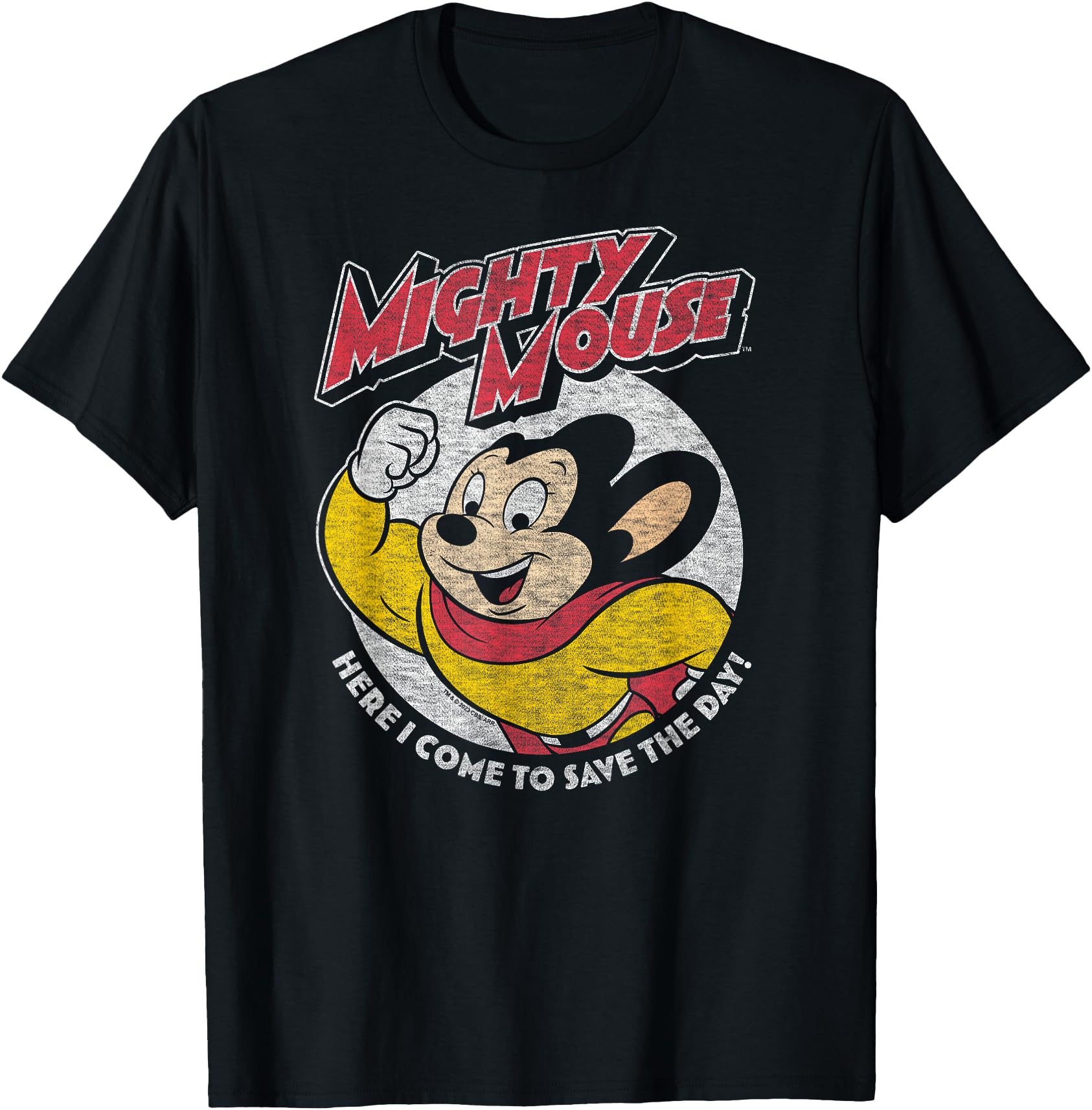Mighty Mouse Mm Save Day Rare Sweatshirt - Graphic Print for Adults - T-Shirt, Sweatshirt, Hoodie