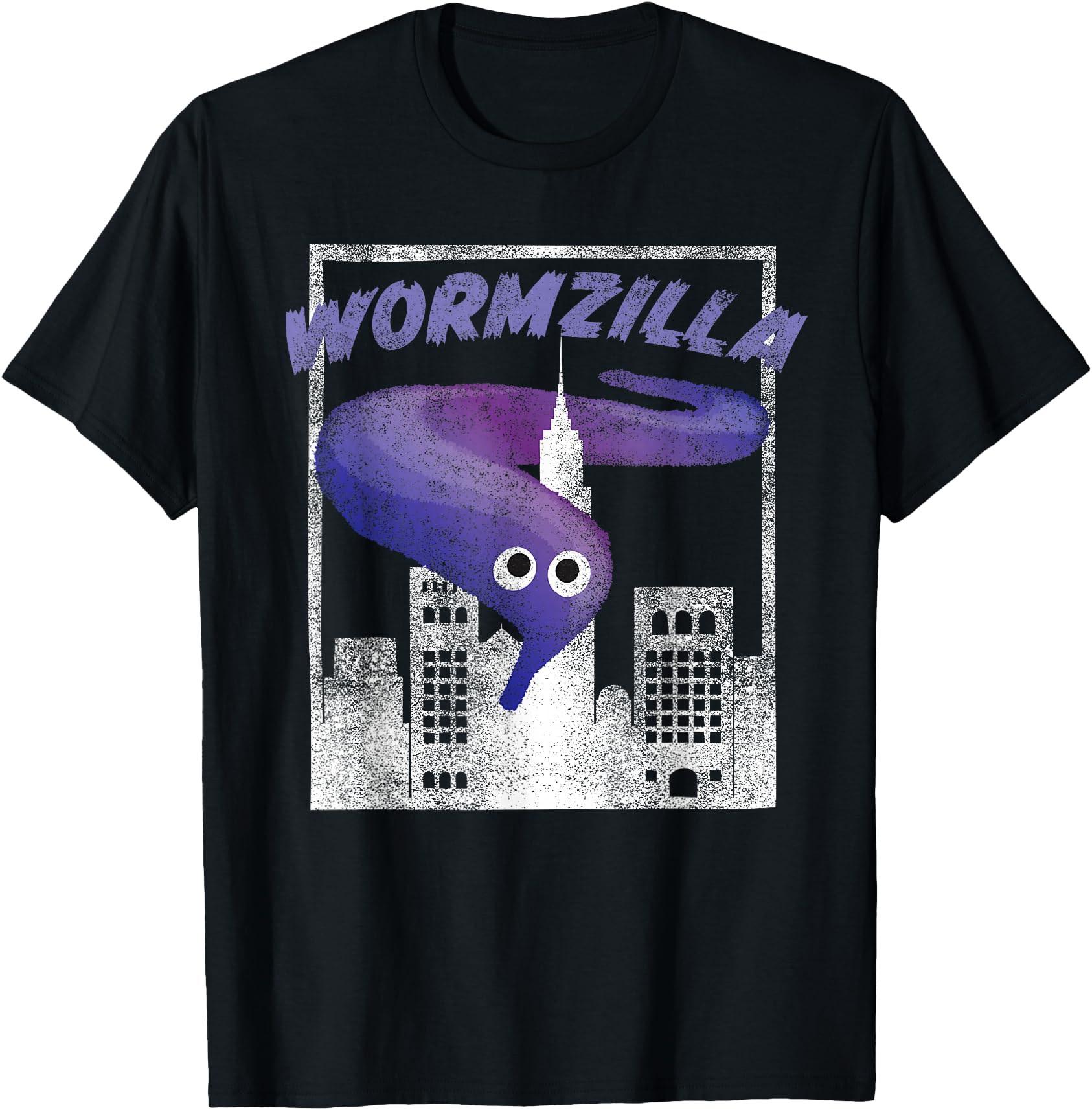 Authentic Worm String Meme Purple Hoodie - Aesthetic Graphic for Adults - T-Shirt, Sweatshirt, Hoodie