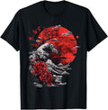 Exclusive Cherry Blossom Woodblock T-Shirt - Custom Art Print for Adults - T-Shirt, Sweatshirt, Hoodie