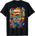 Comics Retro Classic Avengers Heroes Group Shot - Adult & Kids T-Shirts, Sweatshirts & Hoodies apparel design preview 1
