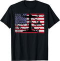 Justice Measurement Scale T Usa Flag Sweatshirt - Minimalist Print Unisex - T-Shirt, Sweatshirt, Hoodie