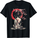 Original Japanese Samurai Sakura Hoodie - Custom Art Print for Adults - T-Shirt, Sweatshirt, Hoodie