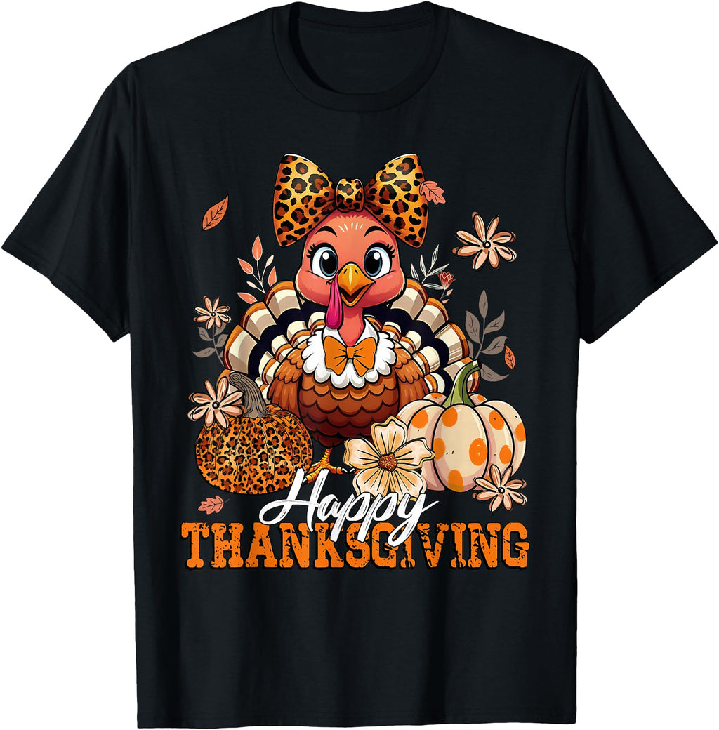 Pumpkin Turkey Happy Sweatshirt - Aesthetic Graphic for Adults - T-Shirt, Sweatshirt, Hoodie