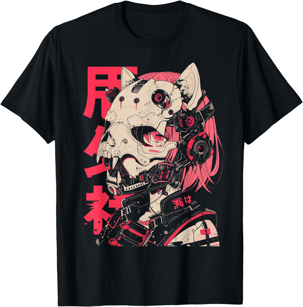 Handcrafted Anime Manga Cyberpunk T-Shirt - Casual Everyday Wear Men Women - T-Shirt, Sweatshirt, Hoodie