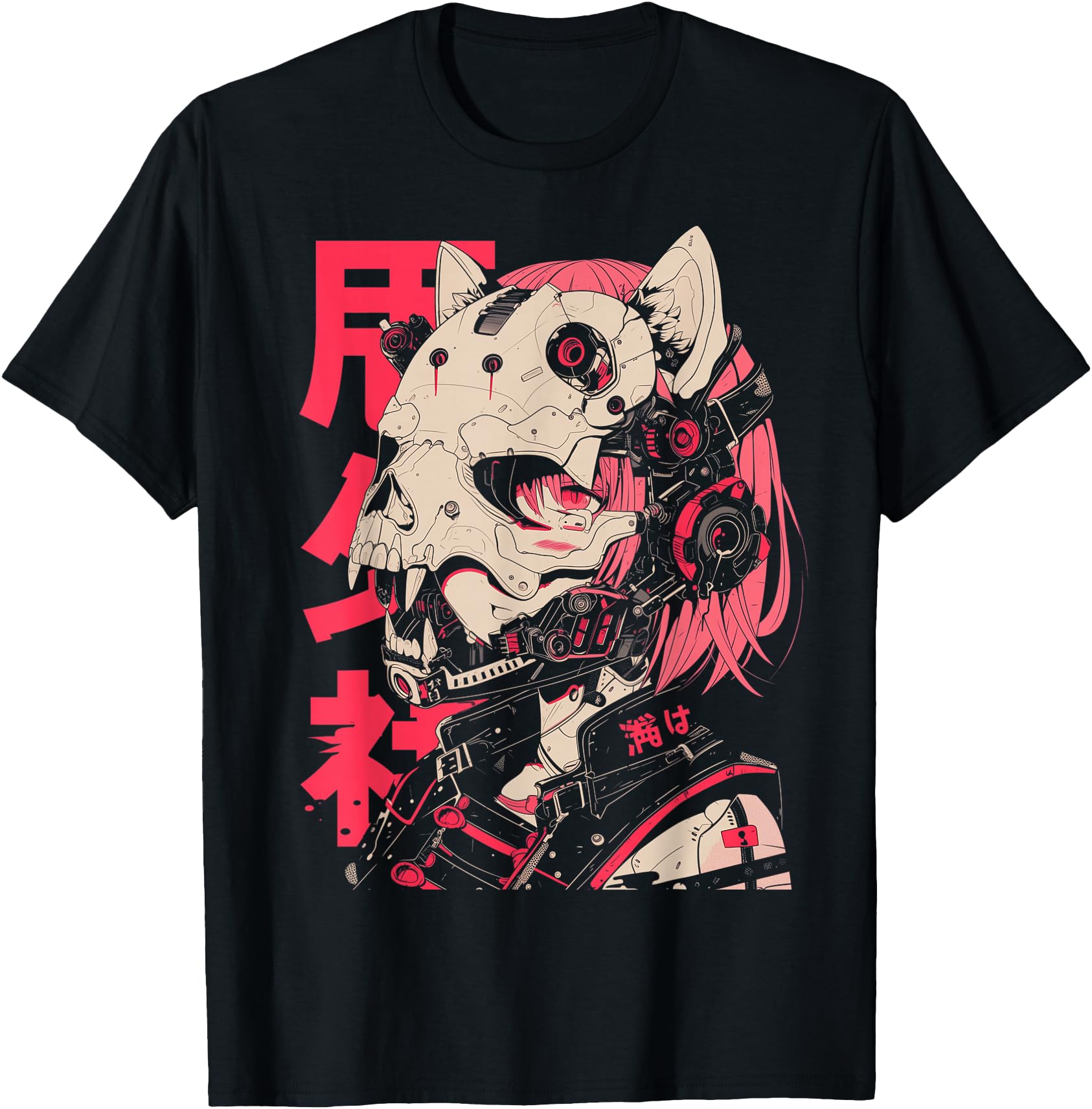 Handcrafted Anime Manga Cyberpunk T-Shirt - Casual Everyday Wear Men Women - T-Shirt, Sweatshirt, Hoodie