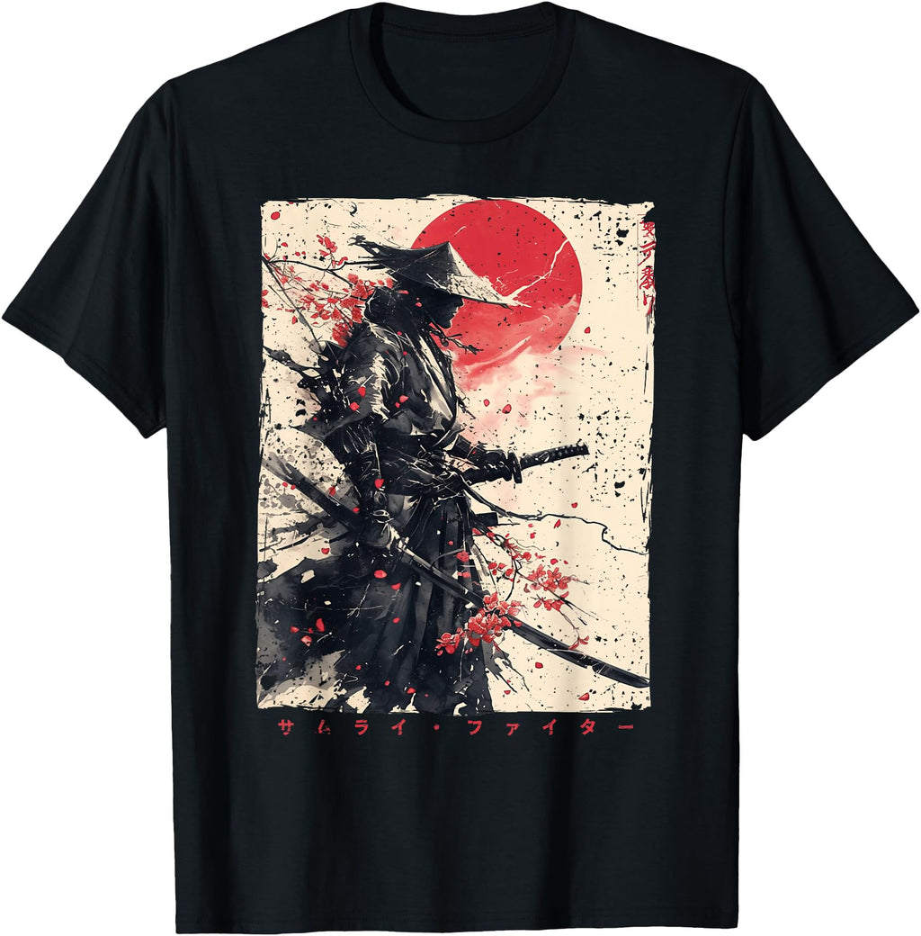 Japan Samurai Warrior Fighter Sweatshirt - Fun Novelty Design for Adults - T-Shirt, Sweatshirt, Hoodie