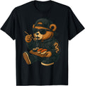 Hip Hop Teddy Bear Eating Sushi Sweatshirt - Streetwear Style Men Women - T-Shirt, Sweatshirt, Hoodie