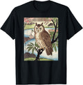 Exclusive Japanese Art Owl Kyosai Japan Sweatshirt - Trendy Graphic Unisex - T-Shirt, Sweatshirt, Hoodie