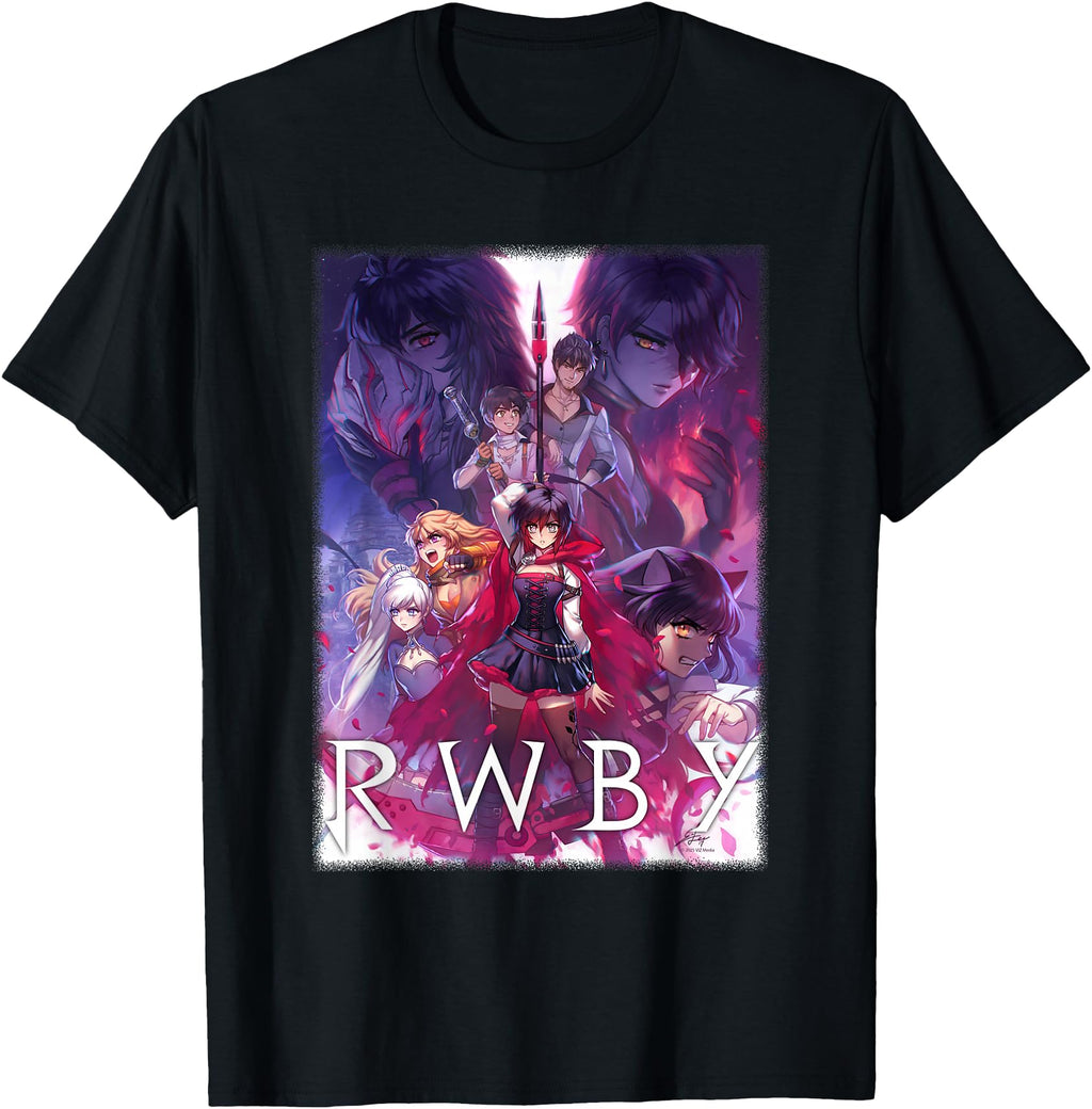 Rwby Colorful Show Anime Cartoon Sweatshirt - Unique Graphic for Adults - T-Shirt, Sweatshirt, Hoodie