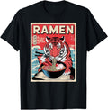 Tiger Ramen Japanese Noodles Kawaii Hoodie - Casual Everyday Wear Unisex - T-Shirt, Sweatshirt, Hoodie