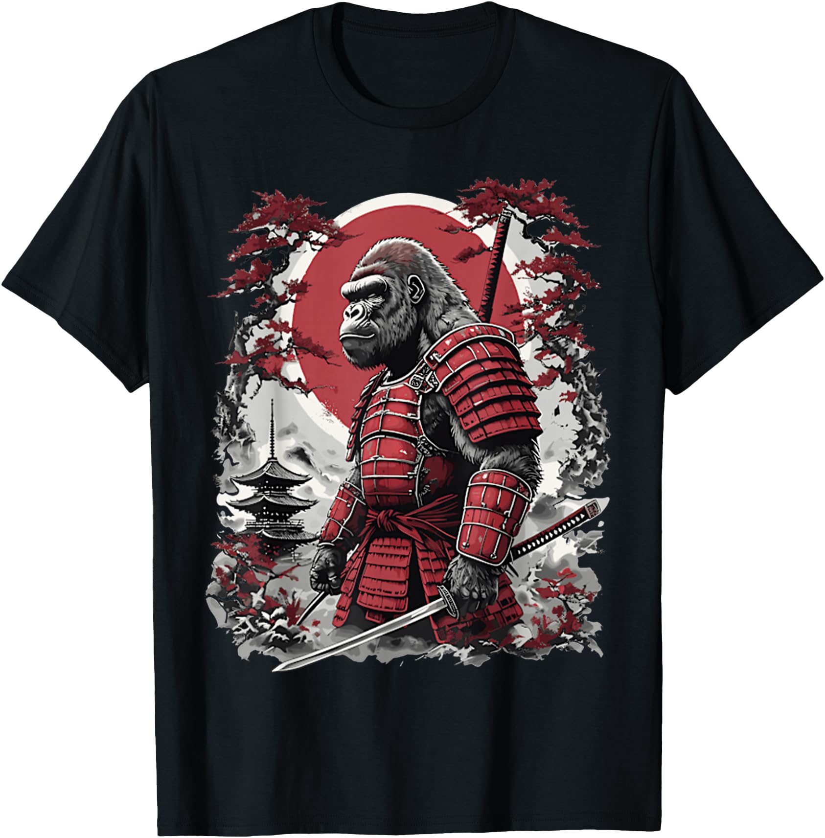 Authentic Samurai Bigfoot Japanese Art T-Shirt - Unique Graphic for Adults - T-Shirt, Sweatshirt, Hoodie
