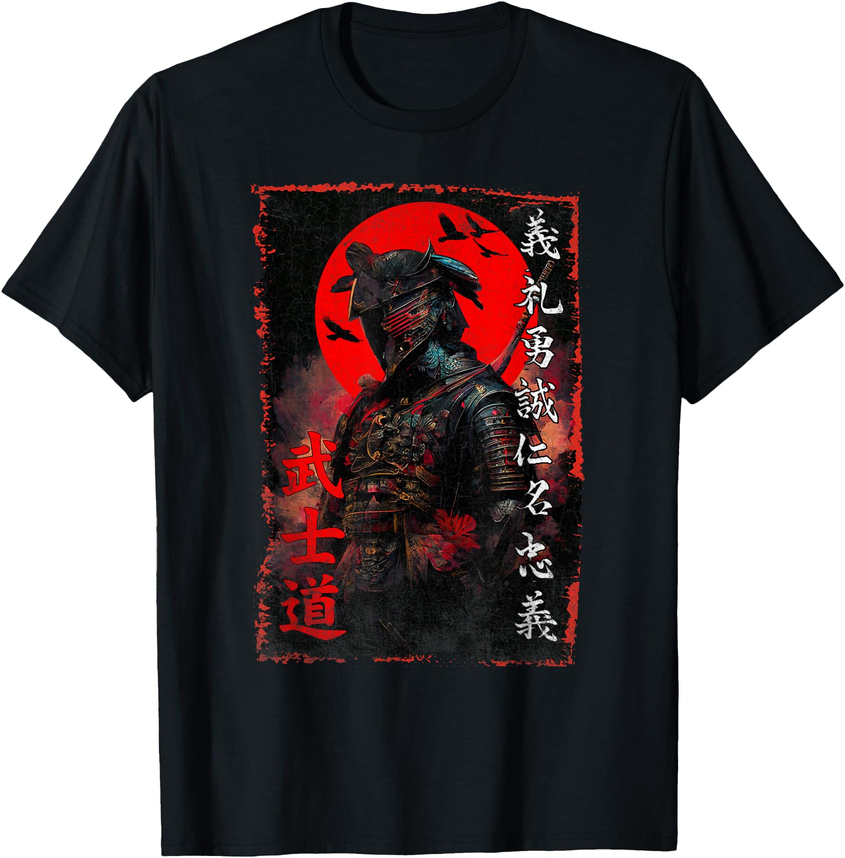 Original Ancient Japanese Samurai T-Shirt - Novelty Apparel Men Women - T-Shirt, Sweatshirt, Hoodie