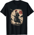 Samurai Rooster Warrior Japanese Anime T-Shirt - Fun Novelty Design Unisex - T-Shirt, Sweatshirt, Hoodie